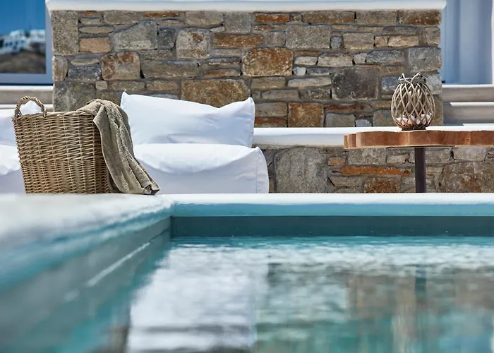 Mykonos Waves House & Lägenhetshotell Ornos (Mykonos)