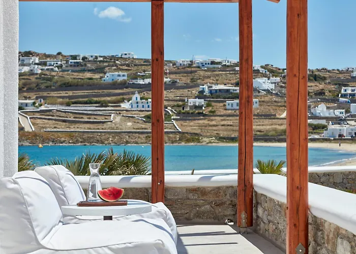 Lägenhetshotell Mykonos Waves House & Ornos (Mykonos)