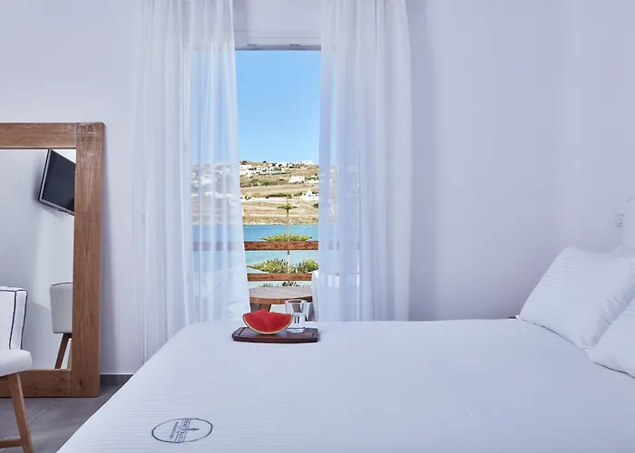 Mykonos Waves House & Lägenhetshotell Ornos (Mykonos)
