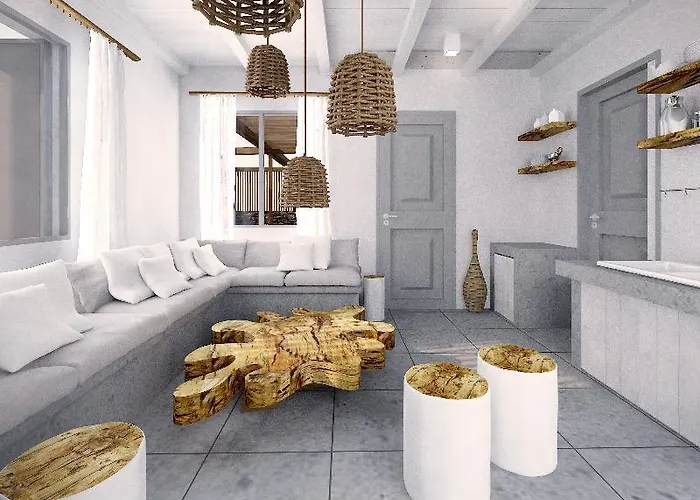 Lägenhetshotell Mykonos Waves House & Ornos (Mykonos)